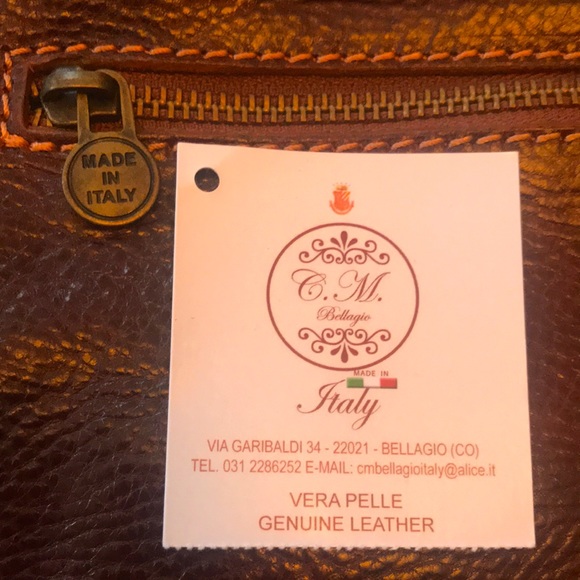 Genuine ITALIAN leather tote handbag - Picture 5 of 5